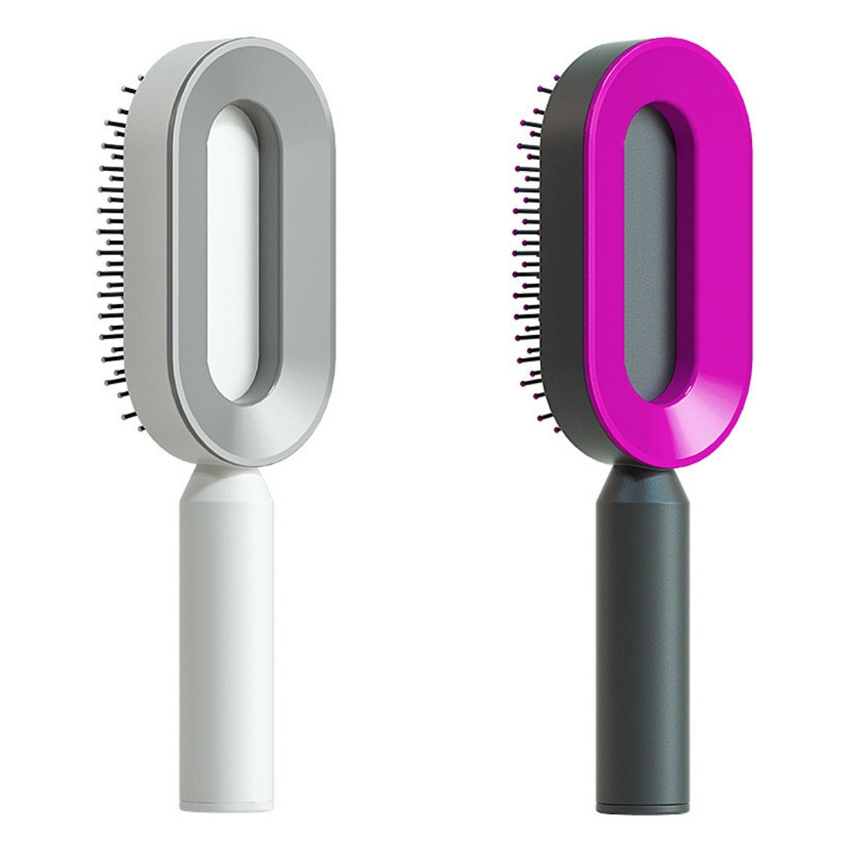 Self-Cleaning Hair Brush with Scalp Massage & Anti-Static