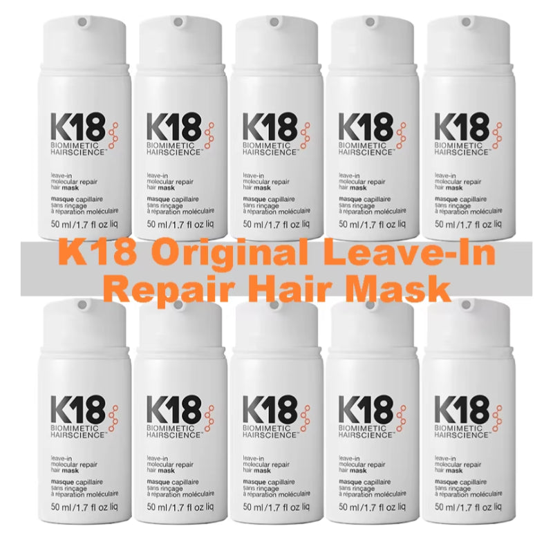 K18 Leave-In Molecular Repair Hair Mask – 4-Minute Treatment to Reverse Damage, Restore Strength & Shine