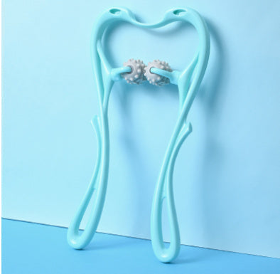 Manual Six-Wheel Neck Massager Roller