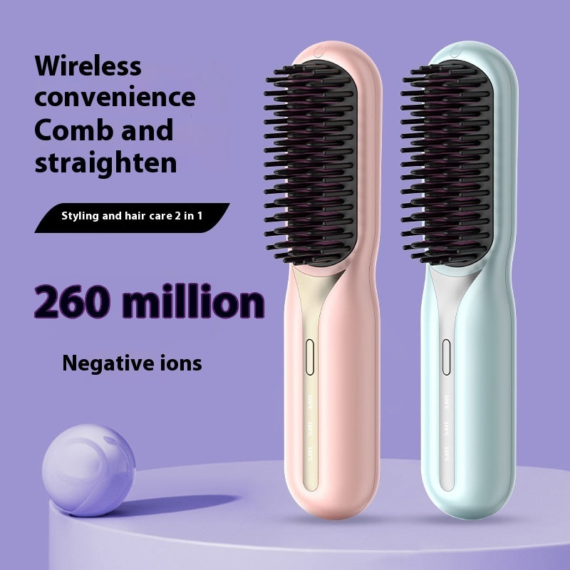 Wireless Charging Hair Straightening Comb