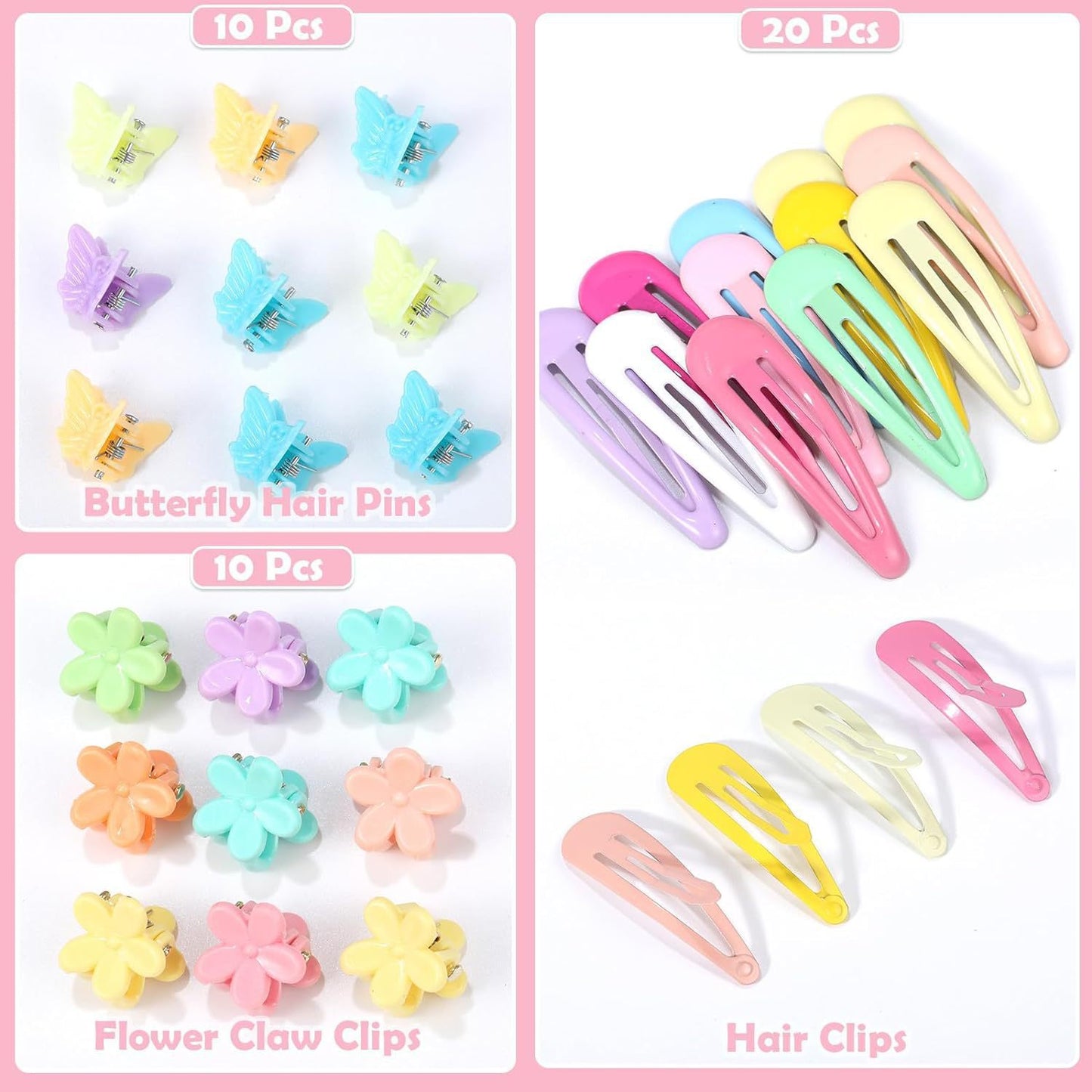 Girls Hair Rope Rubber Bands Set Hair Accessories