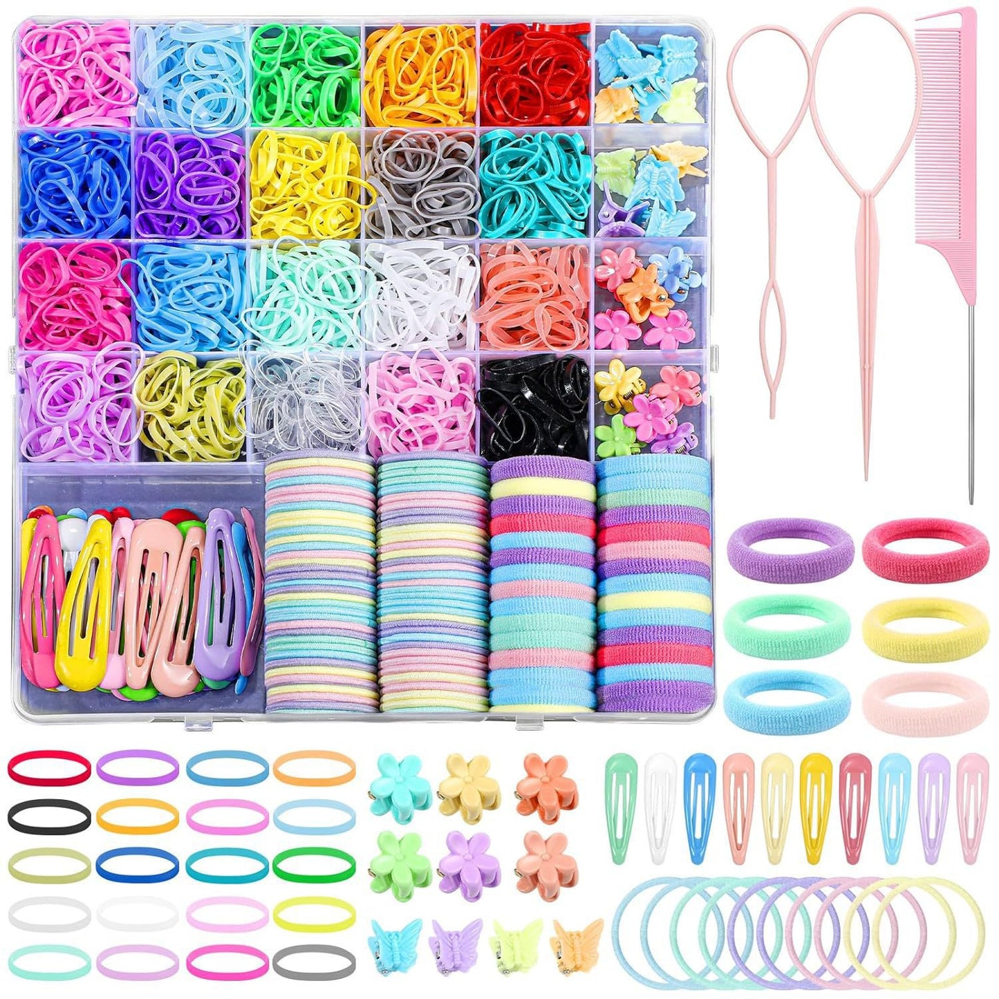 Girls Hair Rope Rubber Bands Set Hair Accessories