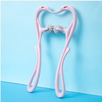 Manual Six-Wheel Neck Massager Roller