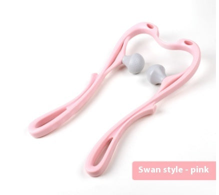 Manual Six-Wheel Neck Massager Roller