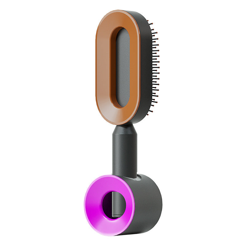 Self-Cleaning Hair Brush with Scalp Massage & Anti-Static