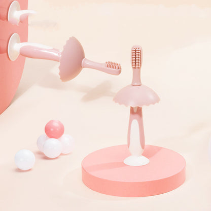 Baby Cartoon Penguin Silicone Toothbrush