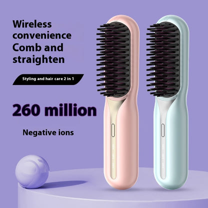 Wireless Charging Hair Straightening Comb