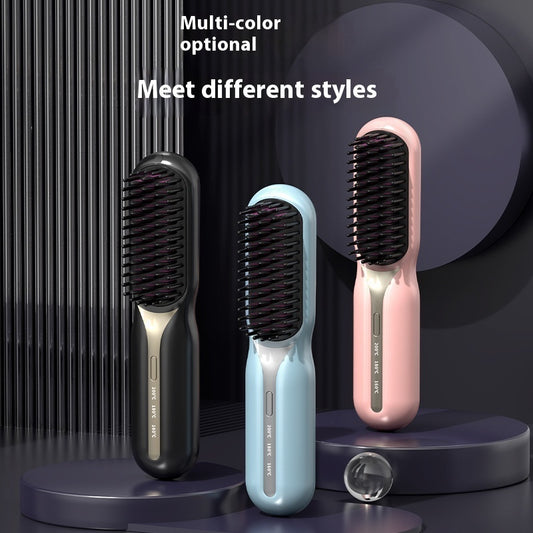 Wireless Charging Hair Straightening Comb