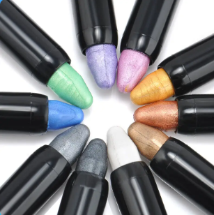 15-Color Waterproof Glitter Eyeshadow & Eyeliner Stick Set Success